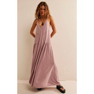 Free People Eros Maxi Dress in Candy Lilac SMALL